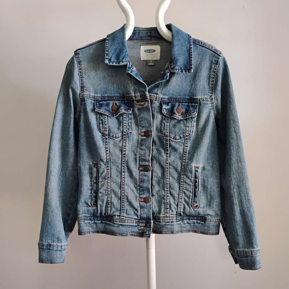 Old Navy Blue Jean Jacket Small